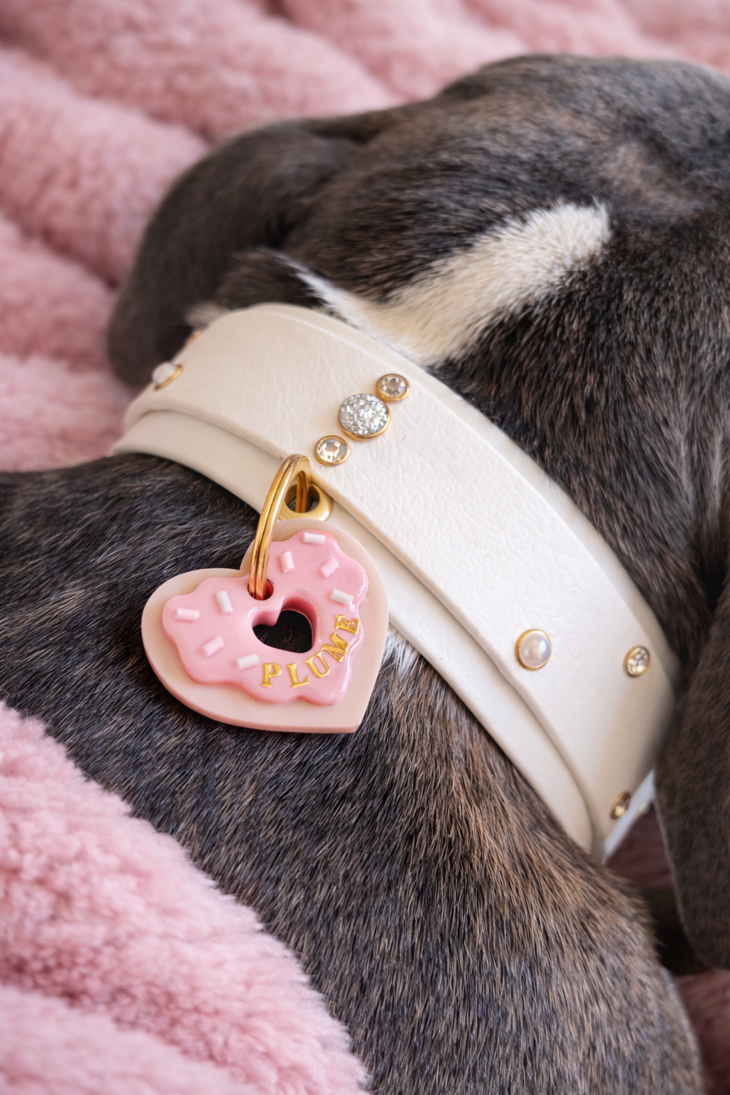 Déclinaison du modèle « Coeur Donut » - Rose