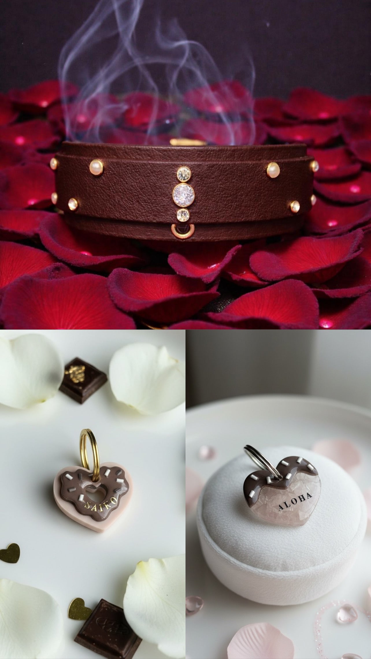 Déclinaison du modèle « Coeur Donut » - Choco