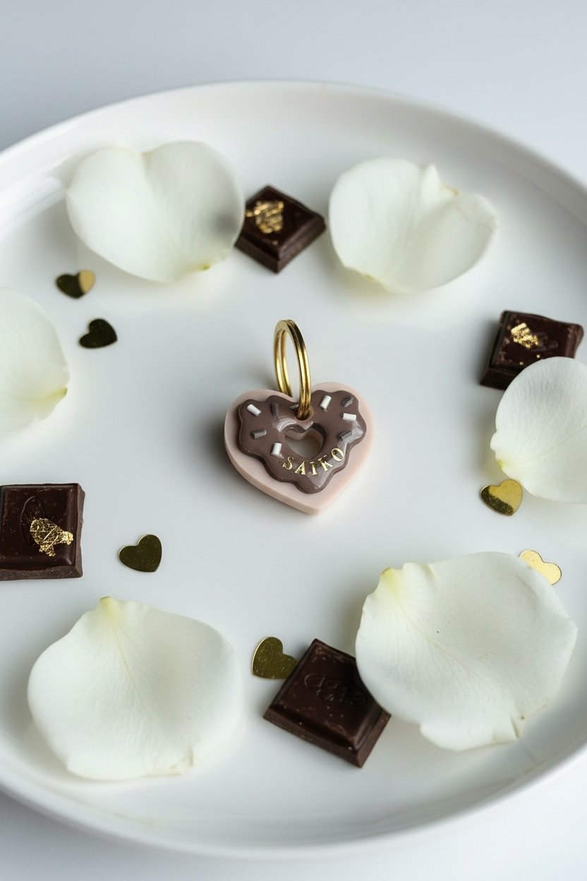 Déclinaison du modèle « Coeur Donut » - Choco