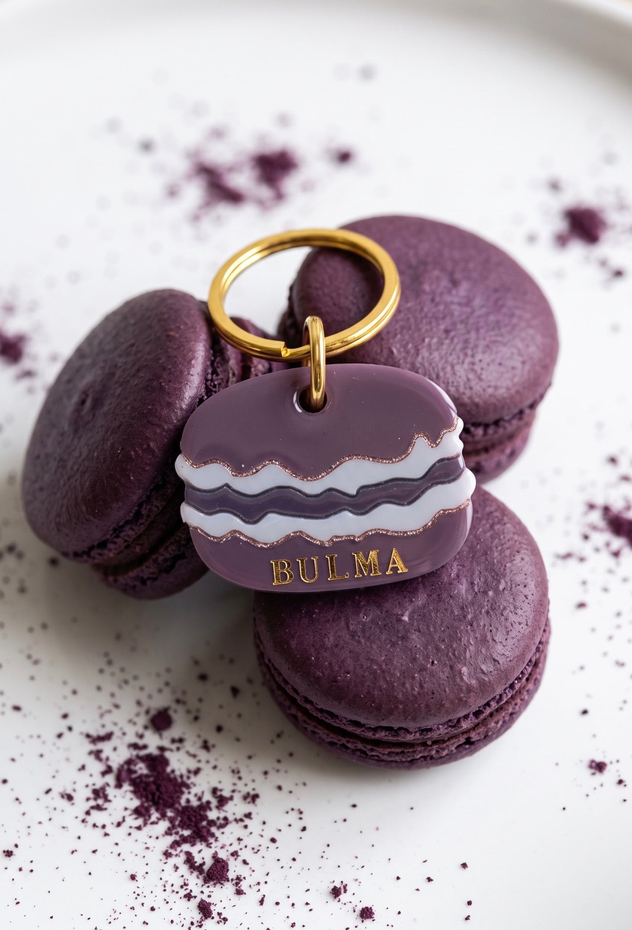 Déclinaison du modèle « Le Macaron » - Myrtille