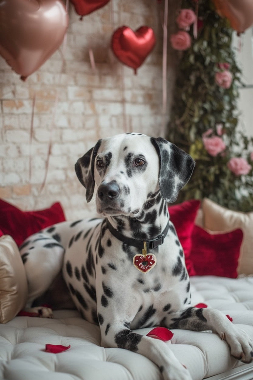 Déclinaison du modèle « Coeur Donut » - Rouge