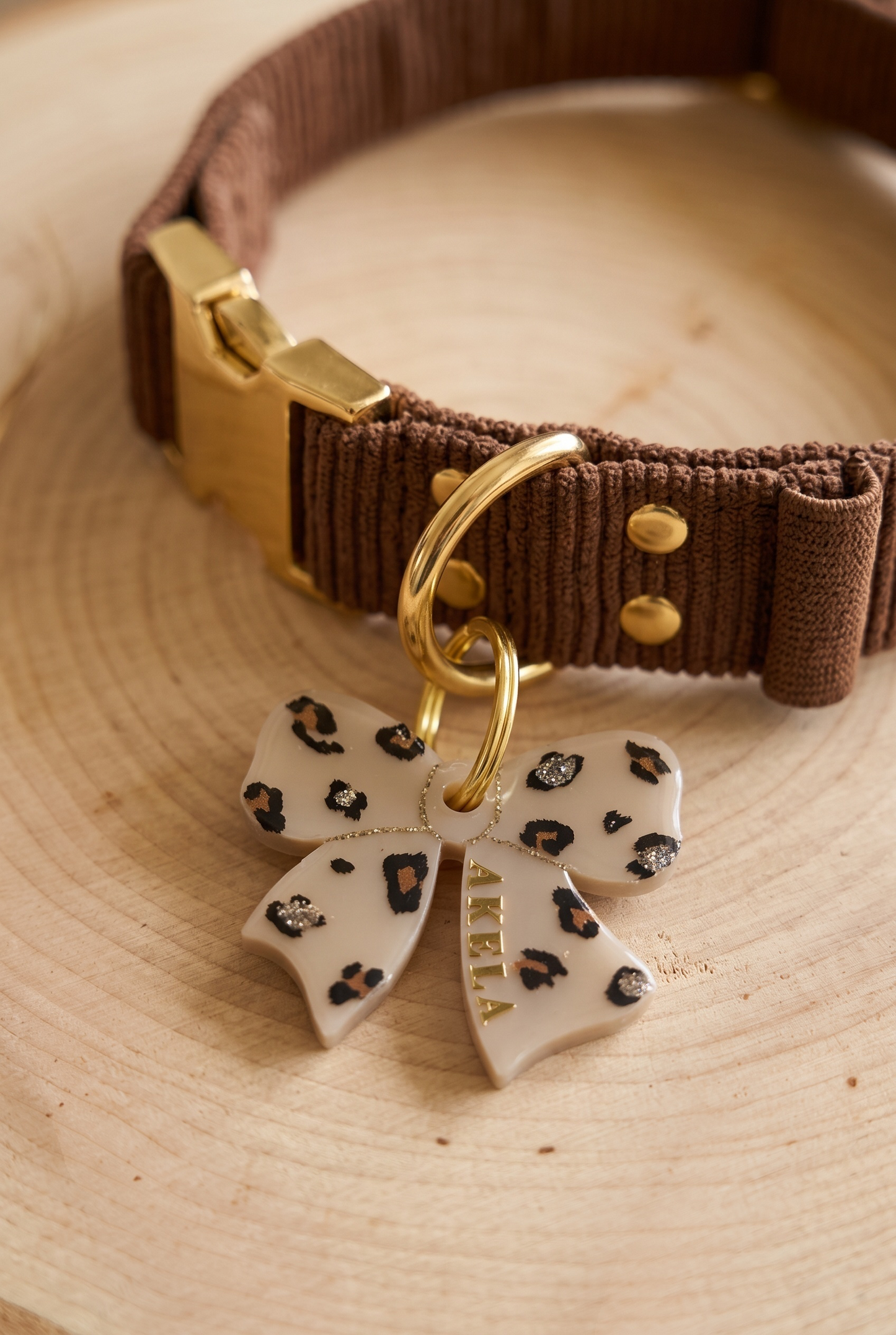 Déclinaison du modèle "Dot & Bow" - Léopard